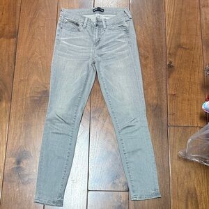 J. Crew Light Gray Skinny Jeans